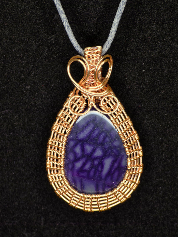 Dyed Purple Agate