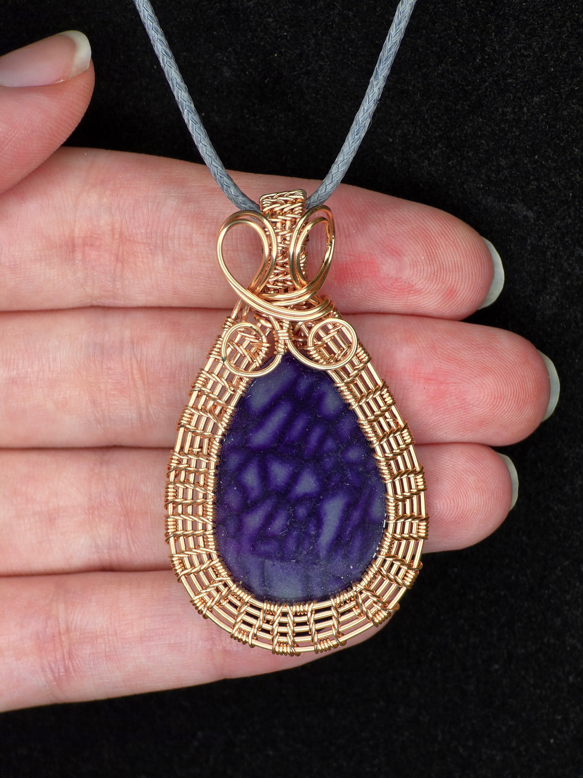 Dyed Purple Agate