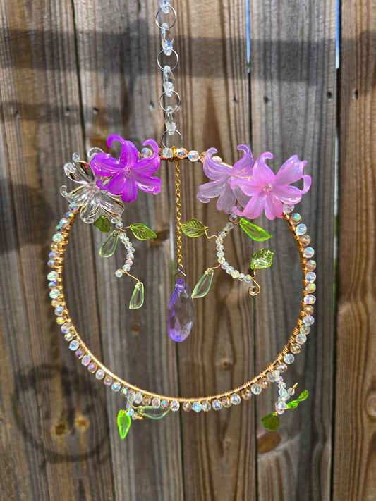 Lily Flower Suncatcher