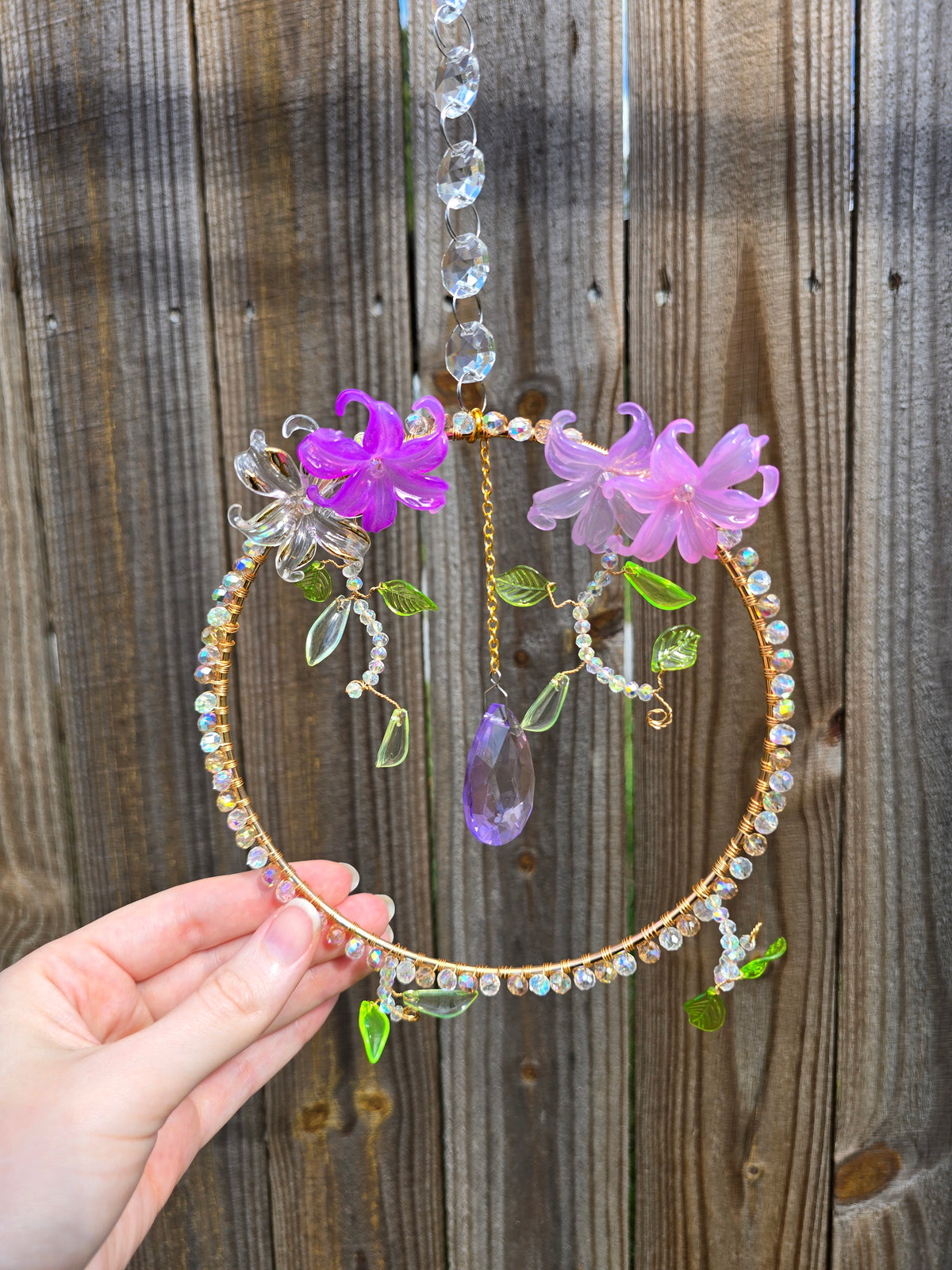 Lily Flower Suncatcher