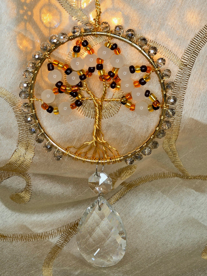 Colorful Tree of Life Suncatcher