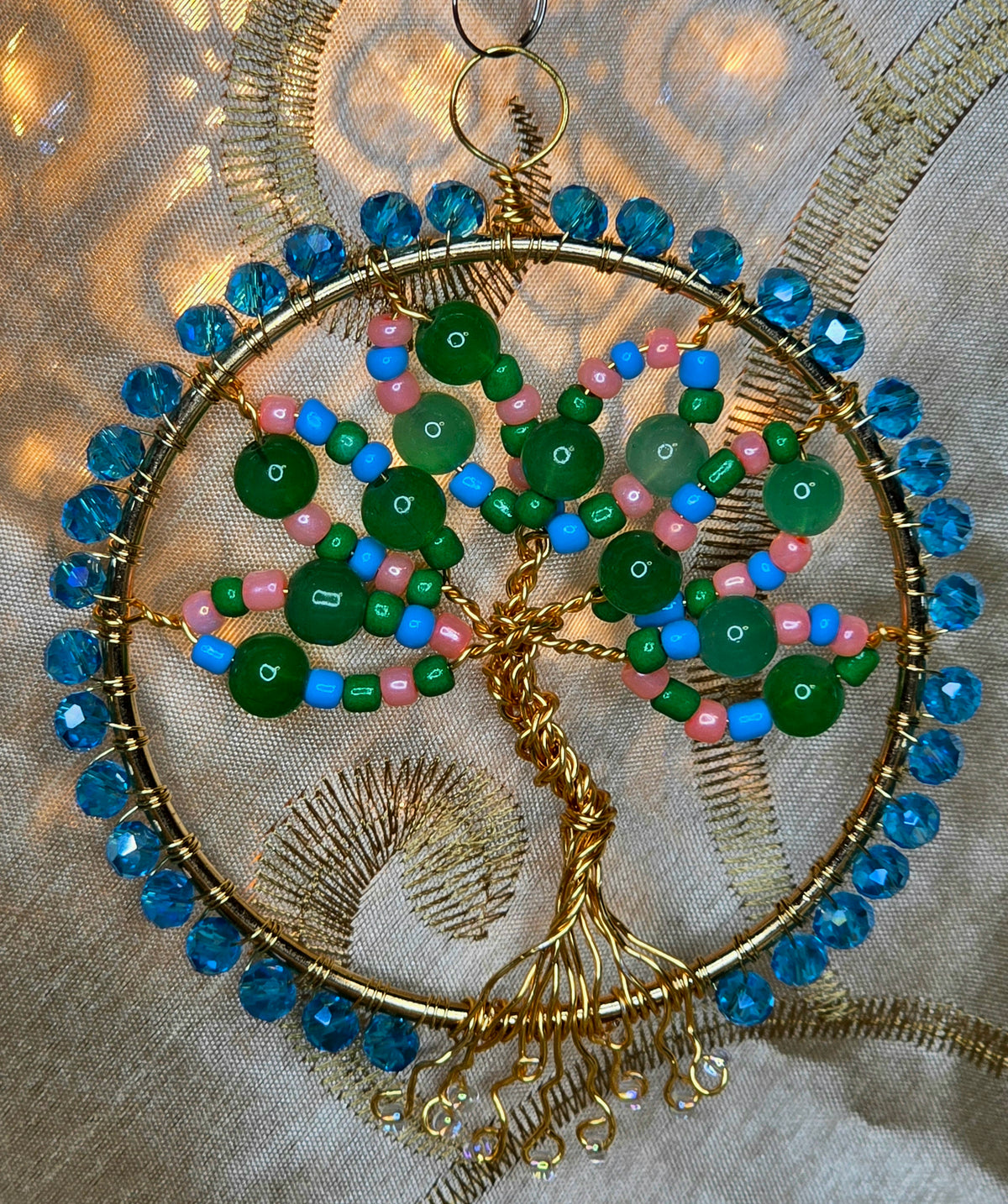 Colorful Tree of Life Suncatcher