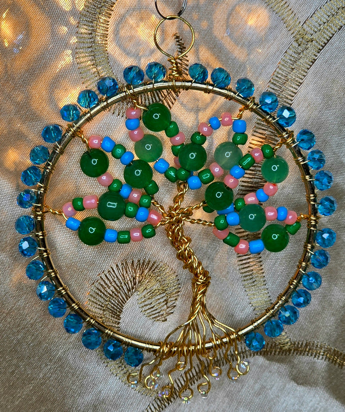 Colorful Tree of Life Suncatcher
